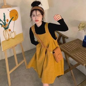 just the yellow dress